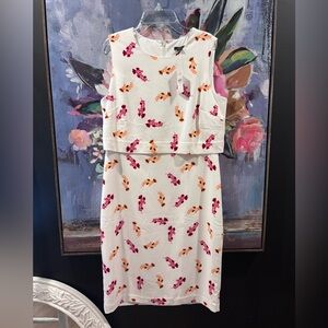 NWT Ann Taylor Floral Sleeveless Dress 6